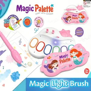Color Wonder Magic Light Brush, Mess-Free Painting Station for Kids, Perfect Birthday Gift, Engaging Kids Activity Toy, Magic Palette