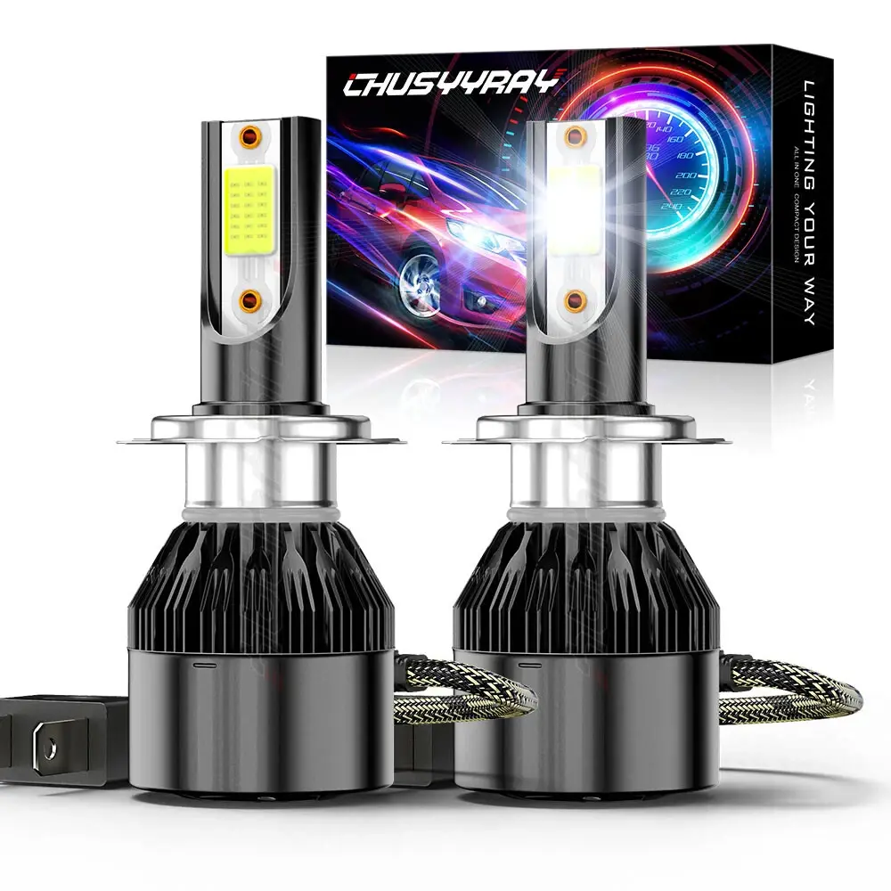 For BMW E90 LCI E91 E81 E87 Pair H7 LED Bulbs Headlight Kit CANBUS ERROR FREE