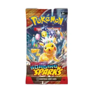 Pokémon Surging Sparks Sealed TCG Booster Pack, Authentic Collectible Cards, Non-Sports Trading Cards, Collectible Booster Packs