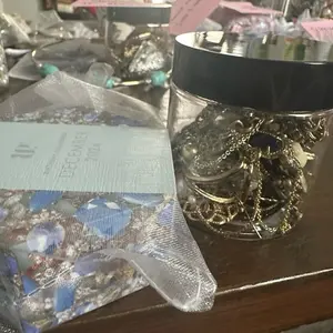 Small Curated Branded Jewelry Jar Assorted Fashion & Boutique Accessories Mix