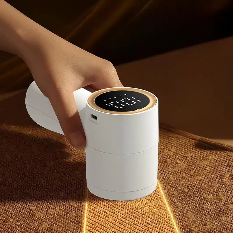 Electric Lint Remover, Rechargeable 6-blade Electric Lint Remover with Suction Function, Household Lint Remover for Clothes, Bedding, Couch, Carpet