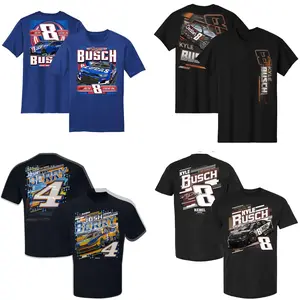 Kyle Busch 8 Motor Sports Racing Men's Athletic Lightweight Cotton Classic Short Sleeve Crewneck T-Shirt Tee Shirt