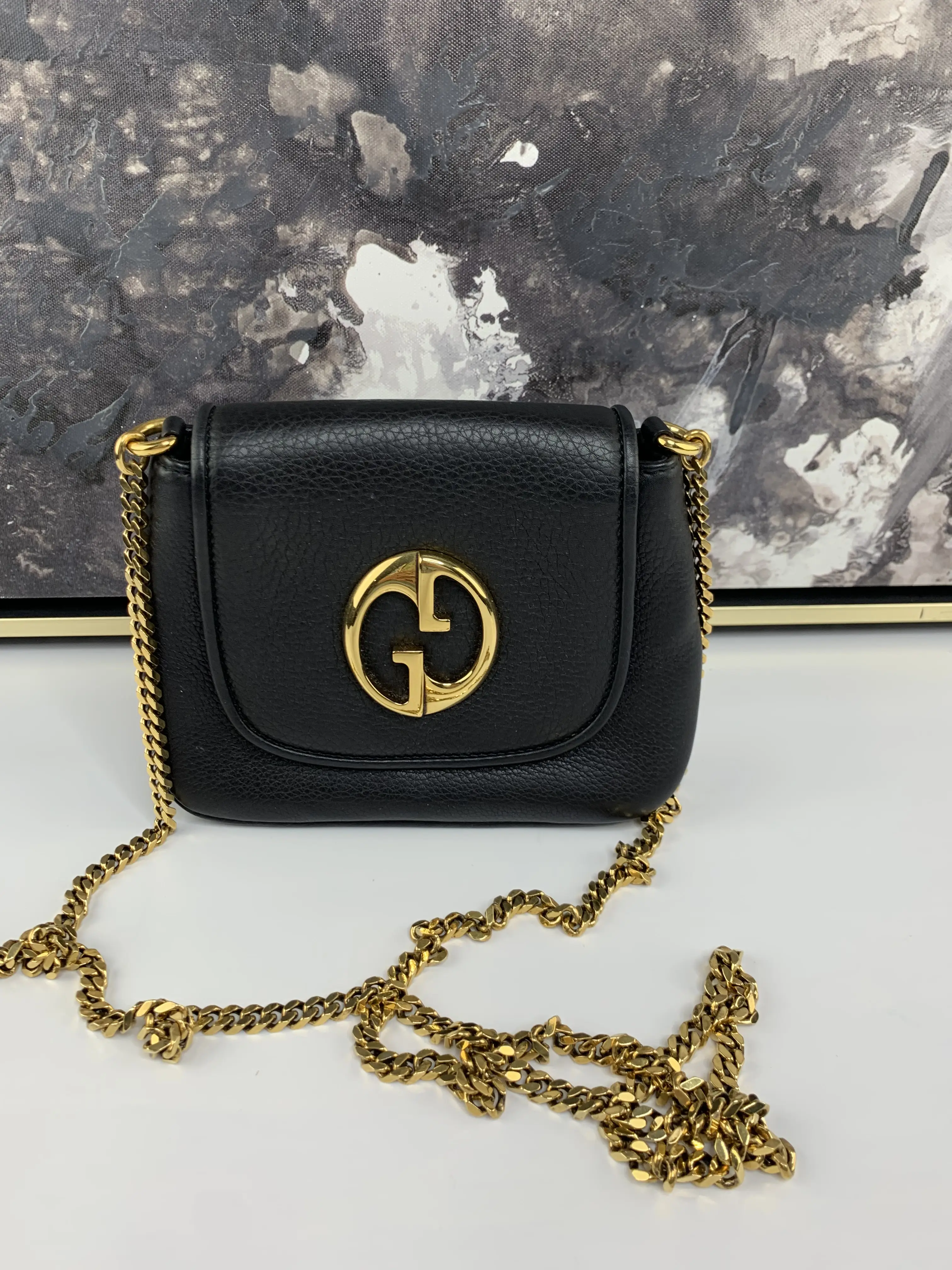 Pre-owned GUCCI leather Crossbody Bags Mini Crossbody