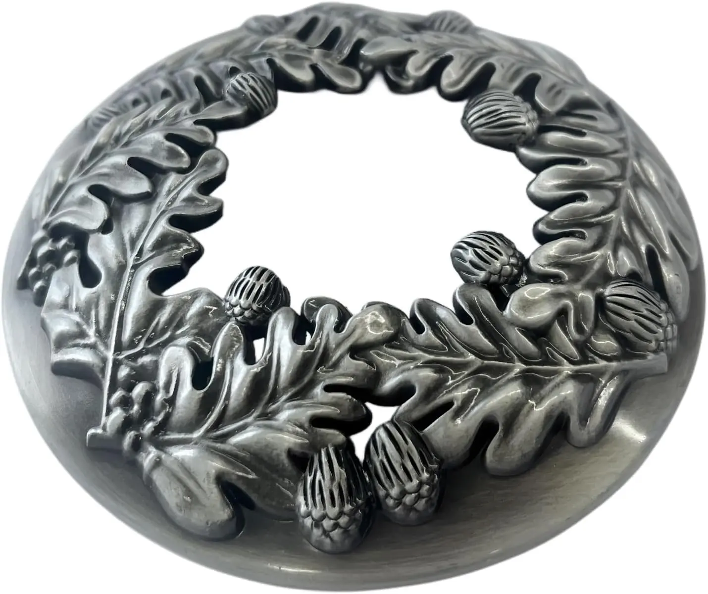 3.74 Inch Candle Topper, Silver Zinc Alloy Candle Toppers Cover for Jar Candles Scented Candles, Decorative Jar Lid Shade Sleeves to Help Burn Evenly