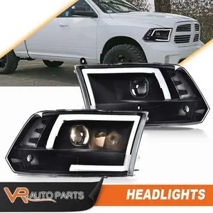 Fit For 2009-12 Ram 1500 2500 3500 LED DRL Corner Headlights Lamps Left & Right
