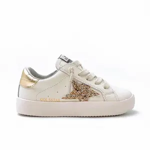 Classic Glitter Sneaker: Gold
