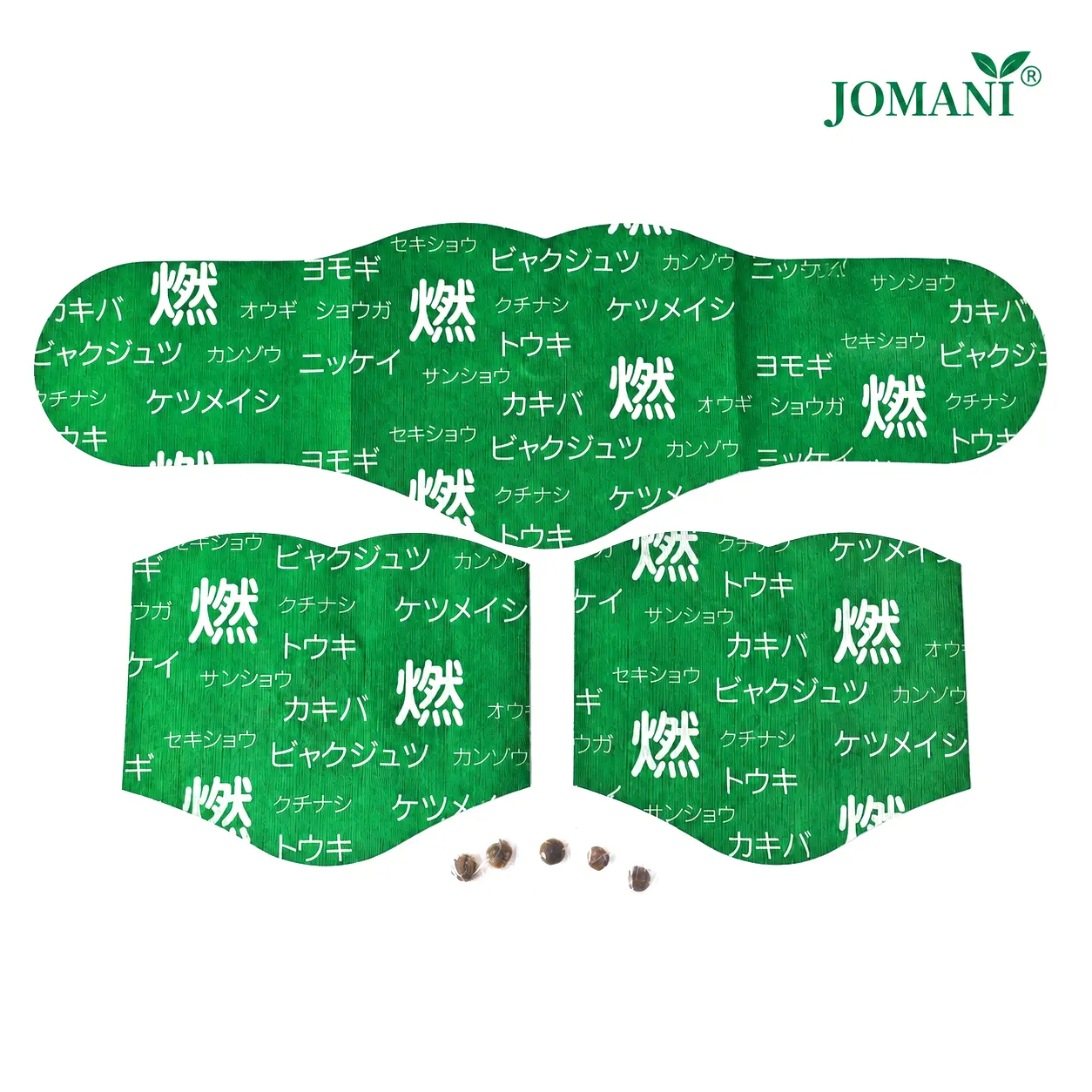 Jomani Herbal Warming Medicinal Heat Patches for Abdomen, Scented Japanese-Style Strong Herbs Heating Pads, Multiple Packs, Traditional Beauty & Personal Care Daily Use Herbal Patch