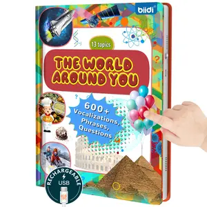 Interactive Sound  for Kids Children,English Words Talking  Activity books for Toddler Age 2+,Montessori Toddler Busy  Educational Learning Travel Toys for Boys Girls 3 4 5 6 Year Old,Sensory Autism Toy montessori preschool christmas gift body Halloween