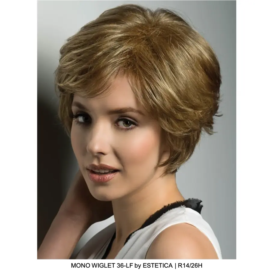 Mono Wiglet 36-LF Synthetic Lace Front Hair Piece (Mono Top)