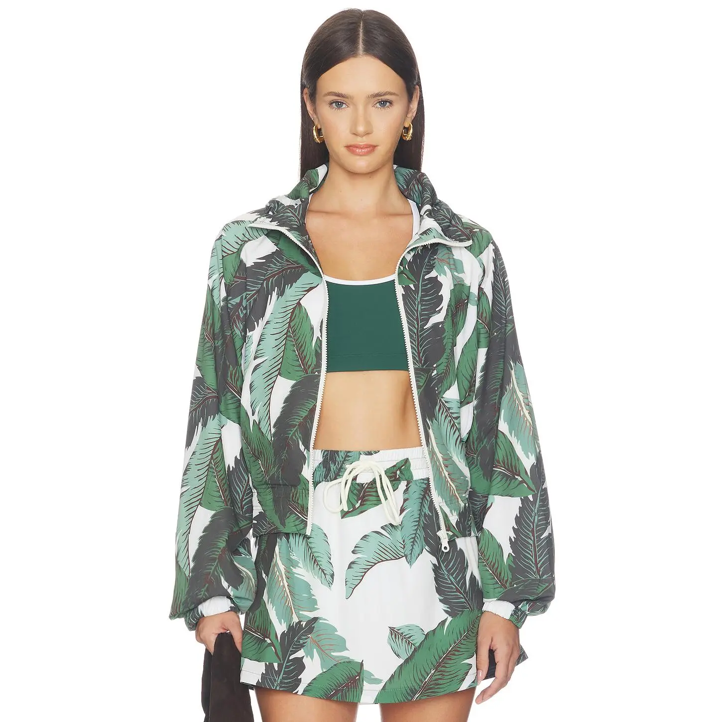 BEACH RIOT Casen Jacket in Banana Palms
