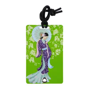 212 MAIN Waterproof PVC Luggage Tag (2052 Model) - Bag Charm Keychain, Backpack Accessories, Secure, Credit Size, Hidden Info, Pet Carrier Accessory