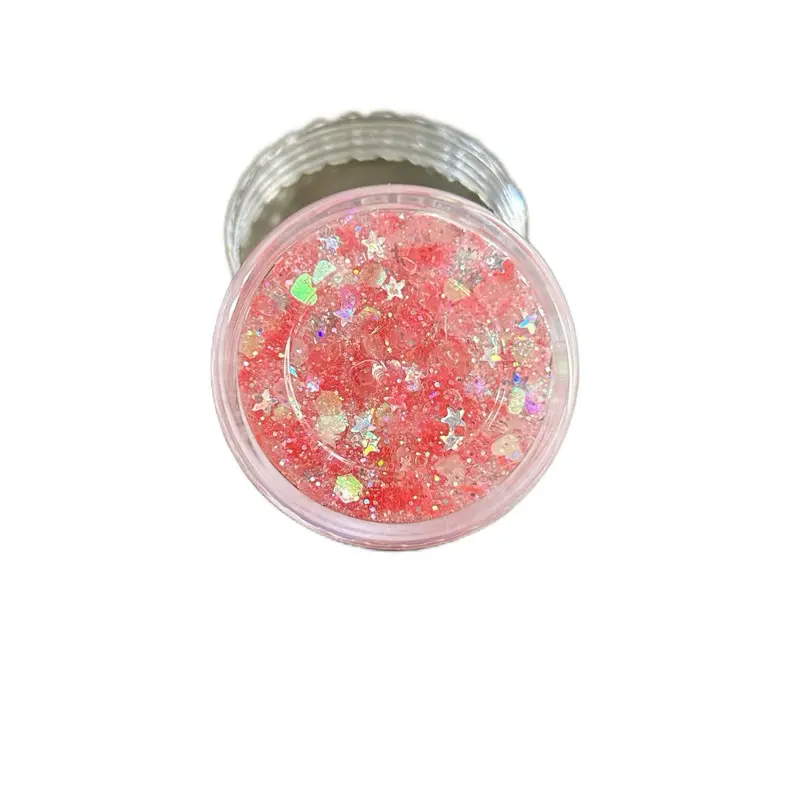 “Corazon De Melon “ Handmade Glitter Hair Gel - 100% Handmade with Black Castor & Flaxseed Oil