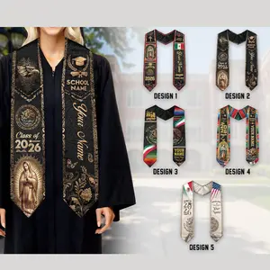 Custom Name & School Stole Personalized Mexican Graduation Sash, Mexican Flag Graduation Sash, Mexico Stole, Mexican Graduation Stole 2026,