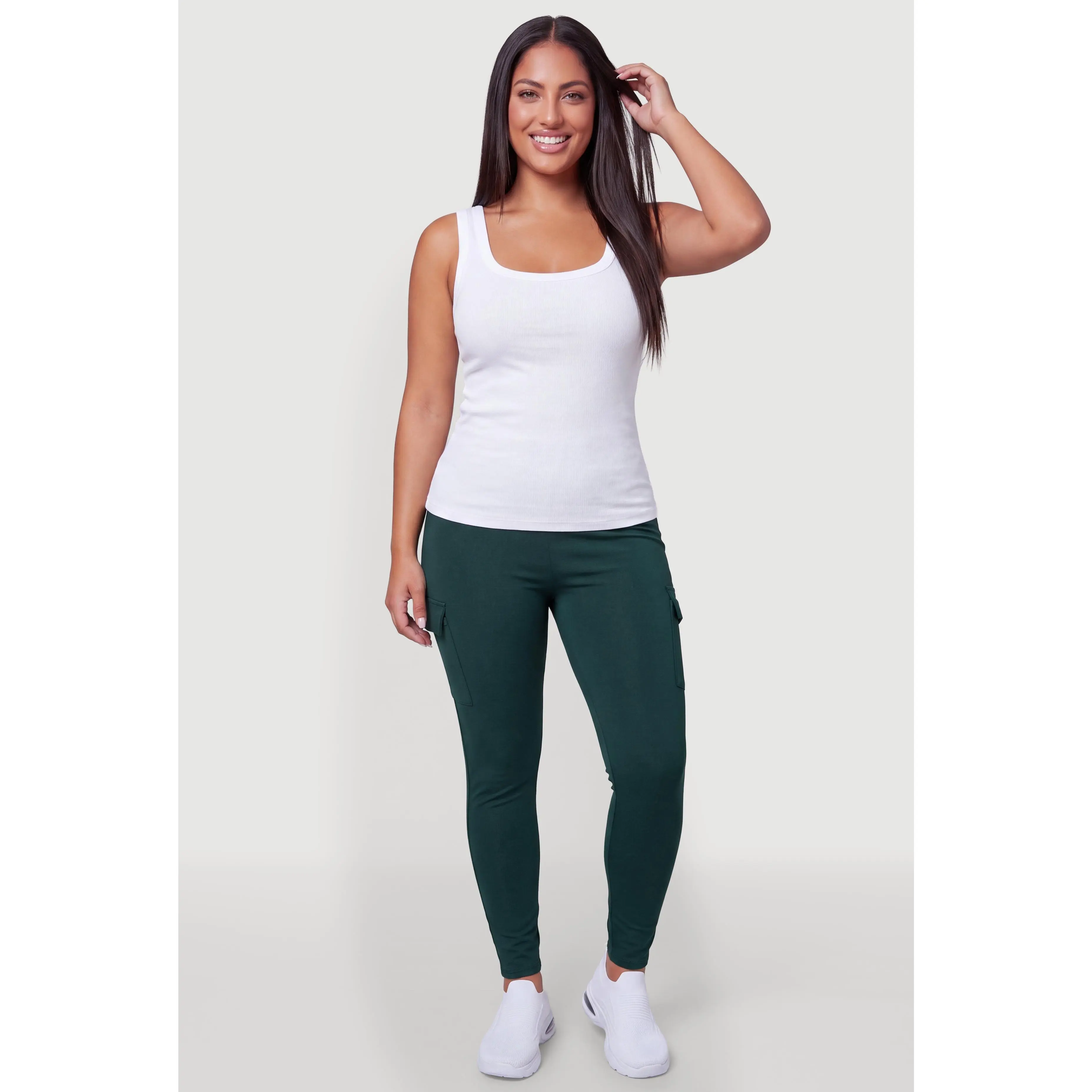 Plus Size Cargo Leggings