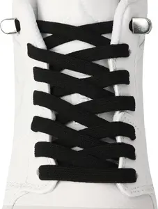 2 Pairs Elastic Shoe Laces for Sneakers, Elastic No Tie ShoeLaces Flat Shoe Strings for  And Adults