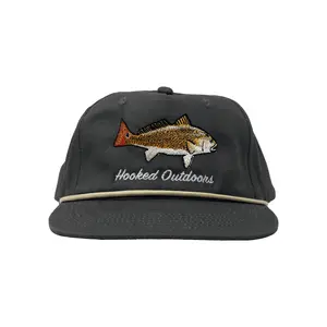 Hooked "Redfish" Rope Hat