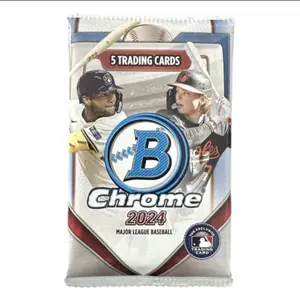 2024 Bowman Chrome Packs - 5 Trading Cards per Pack Major League Baseball Collectible Cards