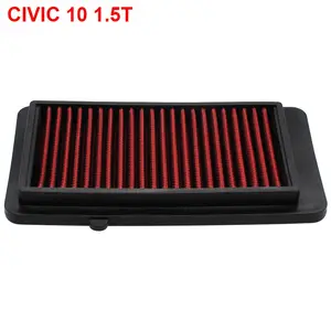 DEFT Honda Civic 1.5T automobile engine air filter auto parts set 2016 2017 2018 2019 air filter can be reused and cleaned.