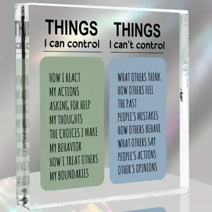 Psychological Health Awareness Gift, Mental Health Decor, Acrylic Sign for Therapy Office, Positive Psychology Present, School Counselor Essential, Acrylic Desktop Decoration