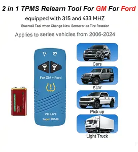 2IN1 TPMS Relearn Tool Super SU 50448 for GM For Ford Tire Pressure Sensor Monitor Reset Activation for Buick/Cadillac/Chevrolet/GMC/Lincoln 2025 Edition