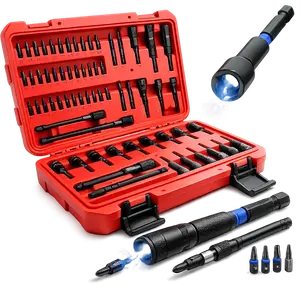 54PCS Magnetic Nut Driver Set, Nut Driver Set for Impact Drill, 1/4" Quick-Change Hex Shank | SAE & Metric | Cr-V Steel, Magnetic Screwdriver Bit W/Drill Bit Extension & Drill Bit Adapter
