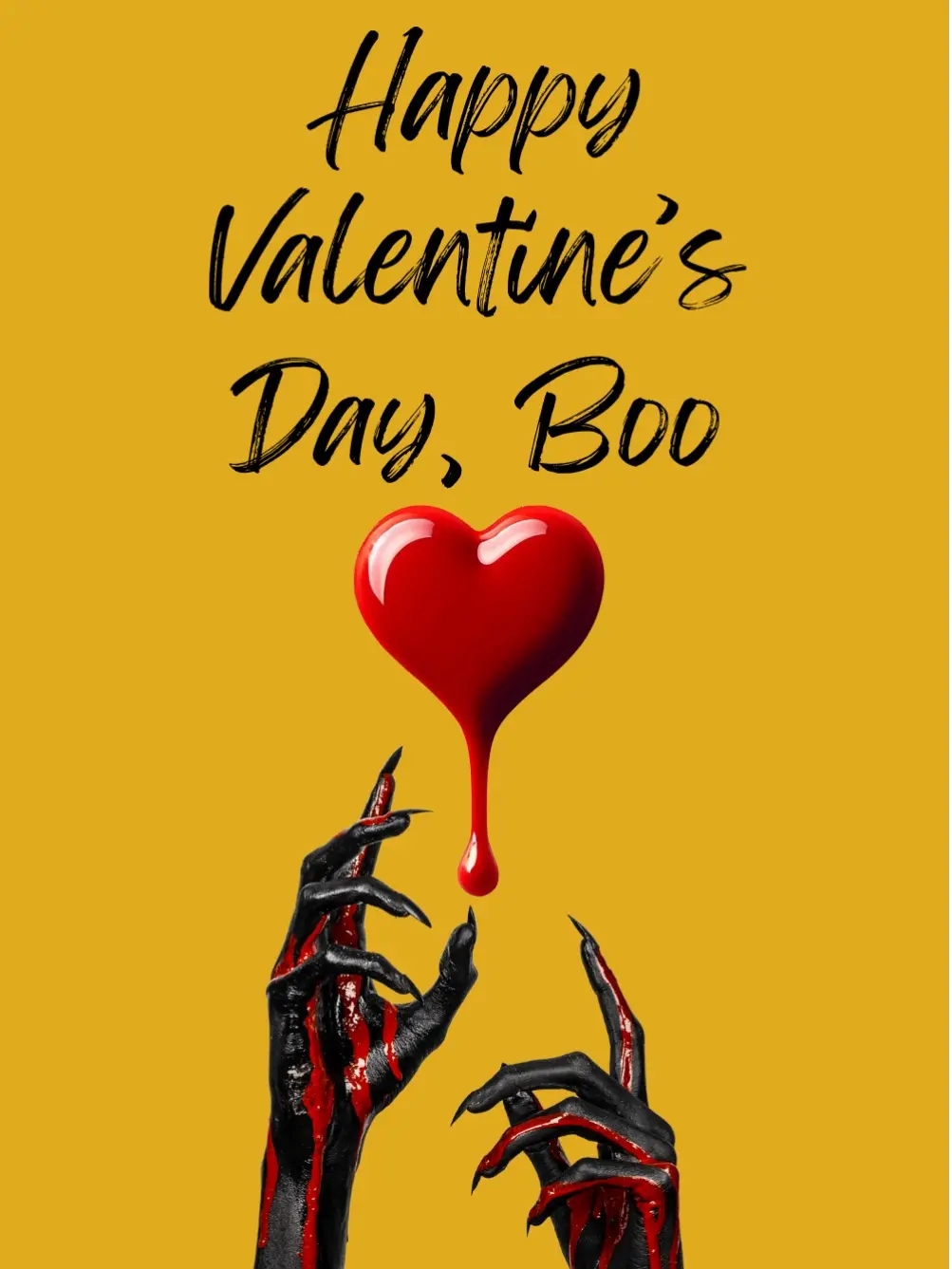 The Honest Valentine's Card for Chaos Dark Humor and Deeply Committed Couples High Impact Design Iconic Card Perfect for Couples Embracing Chaos and Honesty