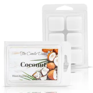 Coconut Scented Wax Melt - 1 Pack - 2 Ounces - 6 Cubes