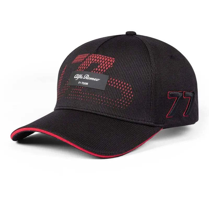 Alfa Romeo Racing F1 Special Edition Valtteri Bottas #77 Team Hat - Black