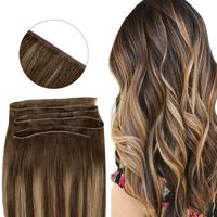 4/27/4-Balayage Chocolate Brown to Caramel Blonde 