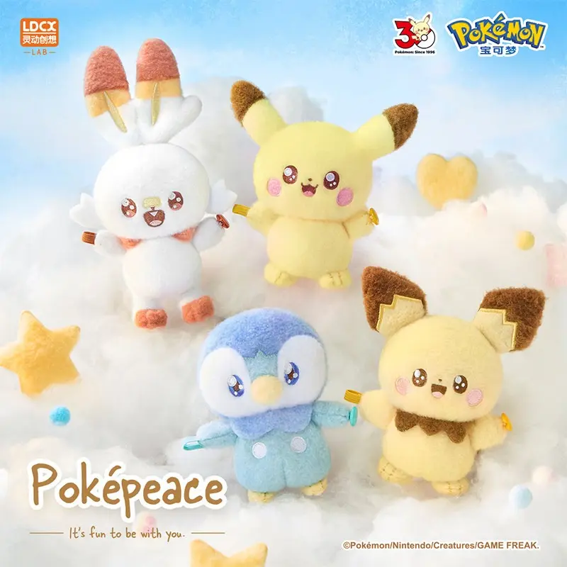 Pokémon Peaceful Encounter Hug & Go Plush Blind Box Cute Soft Pokémon Doll Pendants Adorable Cartoon Character Ornaments Great Surprise Collectible Gift For Pokémon Lovers And Kids
