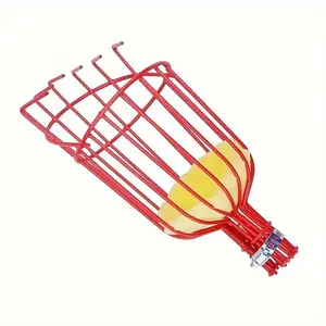Fruit Picker, Adjustable Fruit Picking Basket with Adjustable Knob & Ergonomic Handle, Garden Tools, Garden Supplies, Fruit Picking Tool for Apple, Peach, Lemon, Mango