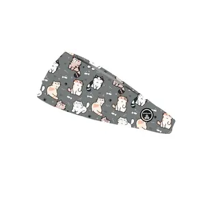 RAVEbandz The Pro - Wide Stretch Headband (Whisker Kisses)
