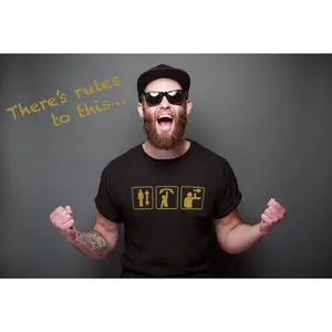 Bounce House Rules - Funny UCF Knights College Football Fan T-shirt Classic Cotton Soft Unisex Short Sleeve Top