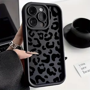 Leopard print design Pattern Case for iPhone 17/16 15 14 Pro Max 13 12 11 Plus Shockproof Full Camera Protection Durable slim Silicone Cover