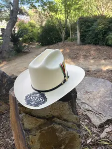 Sombrero 1000x Edition San Judas, Estilo Sinaloa Lightweight Comfortable Palm Hat Fedora Style Western Touch Ideal for Hot Weather Casual Mexican Style