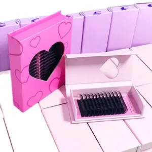 Russian Eyelashes Extensions Trays Matte Black - Elegant Design for Natural Lashes Enhancement