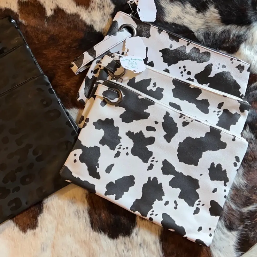 Cow wristlet