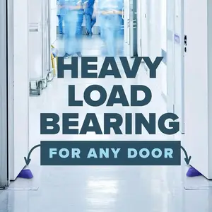 Door Stoppers for Bottom of Door Premium Floor Rubber Door Stop Wedge Made in US