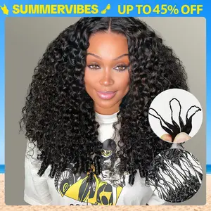 【Lowest Price】Tahikie Burmese Curly Crochet Human Hair For Miracle Knots Human Hair Feather Water Wave Curly Wave Crochet Human Hair For Miracle Knots  Pre- Separated 50g/Pack Recommended #TiktokShopSpringGlowUp #RefreshedLook#mothersdaygift#Summervibes