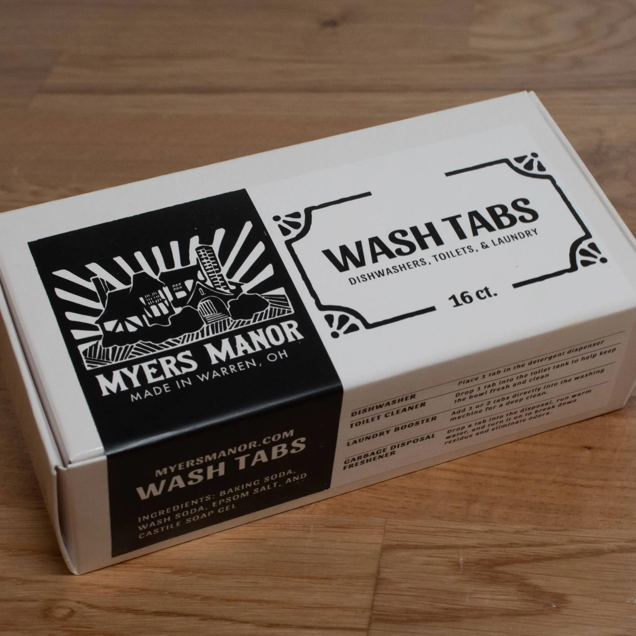 Zero Waste Wash Tabs – Dishwasher, Toilet, Laundry