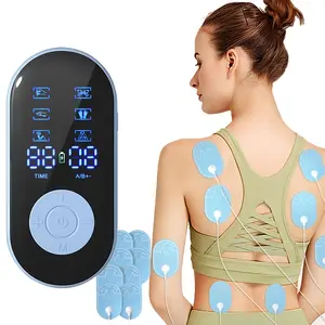 Relaxation Muscle Massage Patch, Body Massager 18 Modes & 30 Levels With 8 Pads, USB Rechargeable, Ideal for Shoulder Neck Back Relax