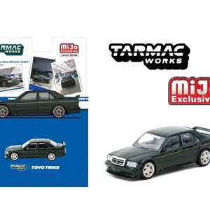 Tarmac Works Mijo Exclusive 1:64 Scale Mercedes-Benz 190 E 2.5-16 EVO 1 TOYO TIRES Diecast Model Car