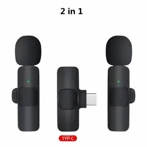 Wireless Clip-on Microphone with Noise Cancellation | TikTok and YouTube Recording Mic for Clear Audio on iPhone and Android