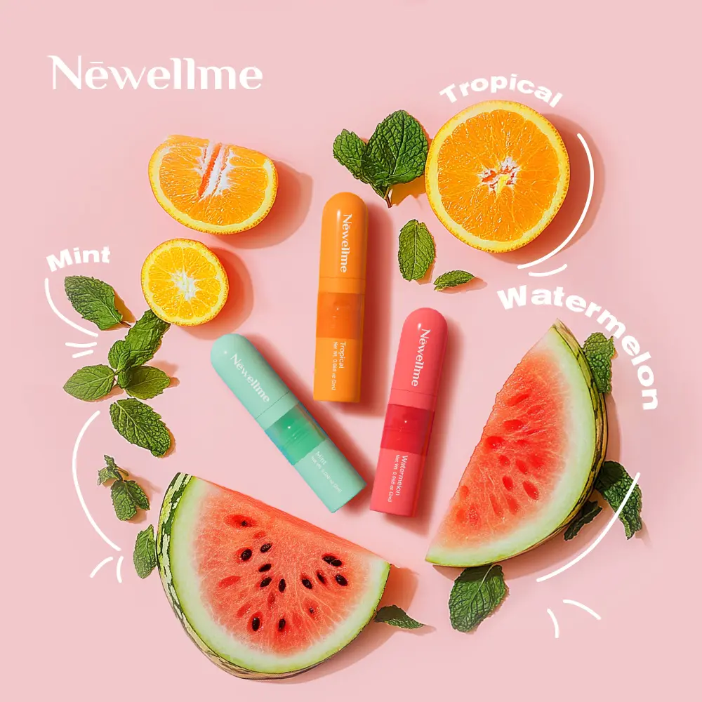 Newellme Nasal Stick - Super Potent Essential Oil Vapors, Powerfully Boost Energy, Combat Fatigue & Refresh Your Mind Fitness Solution