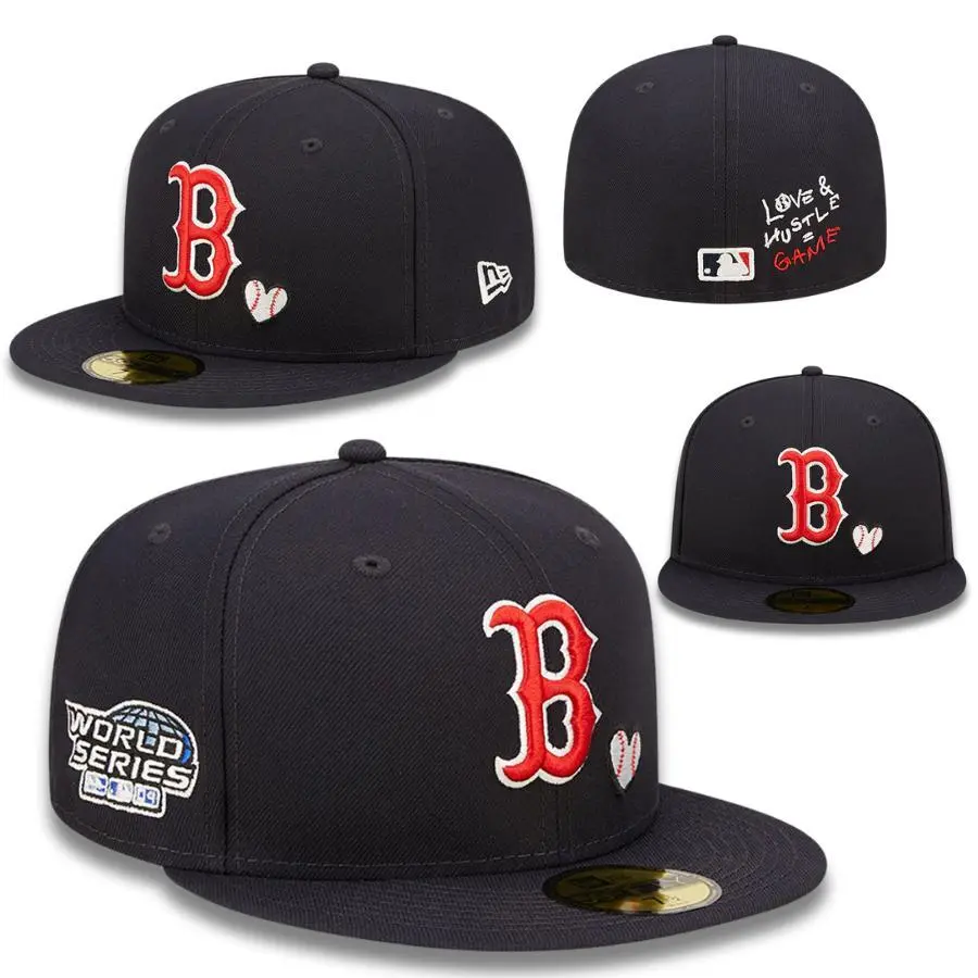 New Era MLB 59FIFTY Fitted Cap - Boston Red Sox, Houston Astros, New York Yankees, Los Angeles Dodgers, Atlanta Braves, Chicago White Sox Baseball Hat, Side Patch Collector Edition, Flat Brim Streetwear Hip Hop Fashion, Gorras, Gorra Beisbol, TikTok Viral