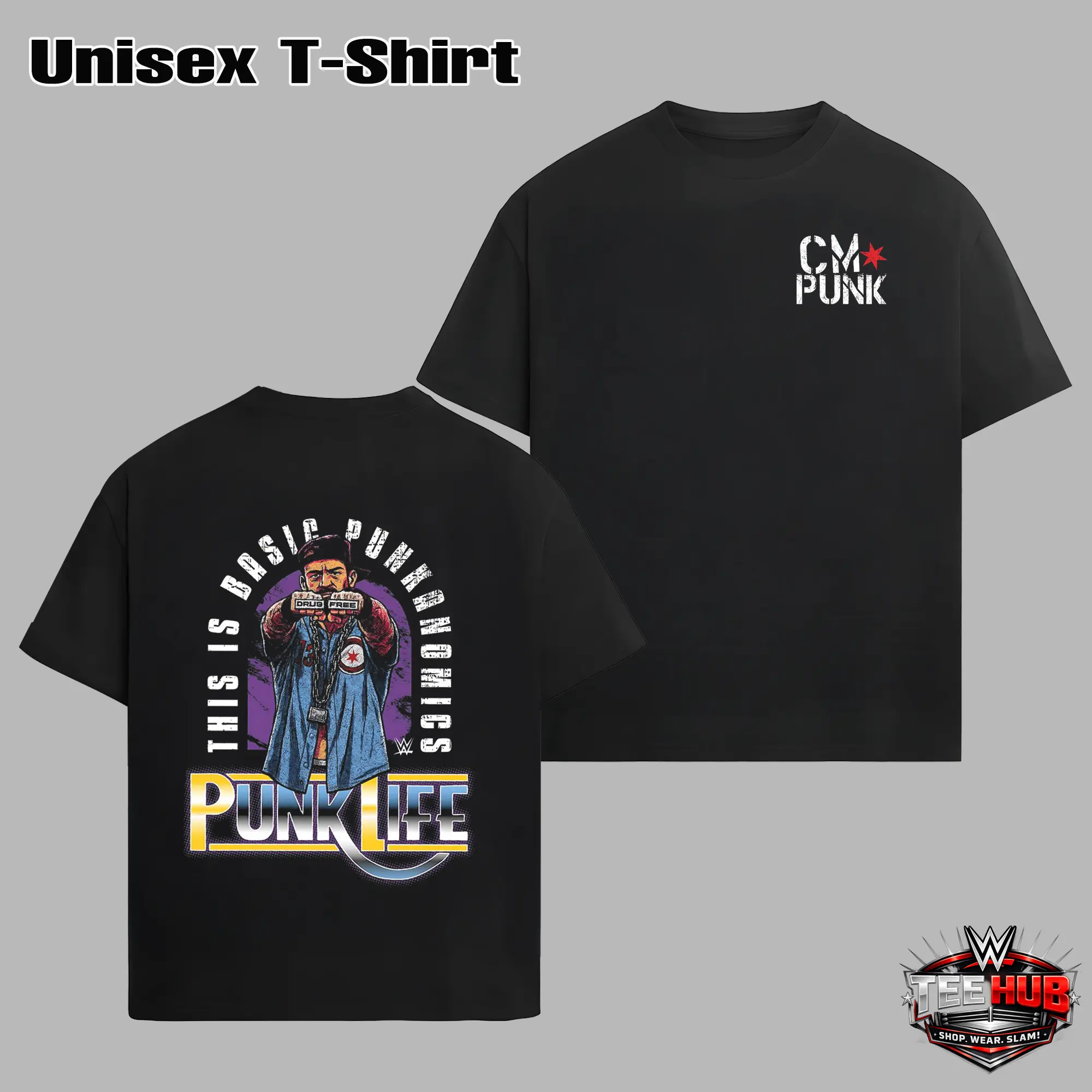 Vintage WWE CM Punk T-Shirt , WWE T-Shirt & Hoodie , Retro WWE Wrestling Graphic Tee for Fans, Gift for WWE Fans, Gift for Boyfriends ,WWE Fans Shirt, WWE Event Outfit