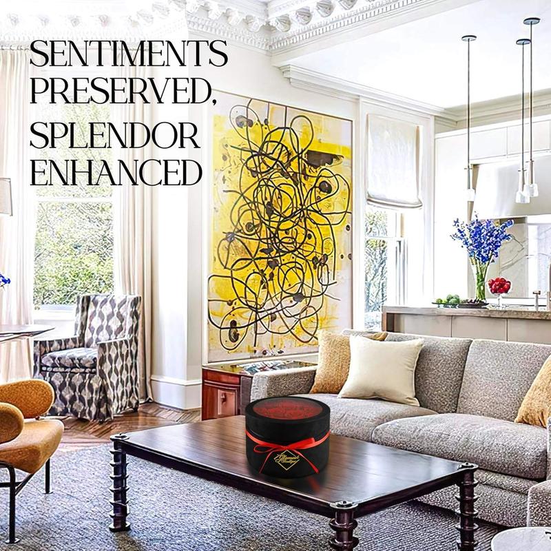 Eternal Prestige Velvet Black | 12 Red Roses Decor Box