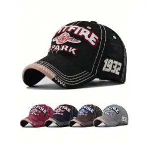 2026 Retro Street Baseball Cap Embroidered Dad Hat for Sun Protection & Daily Wear 1932 Design Classic Style