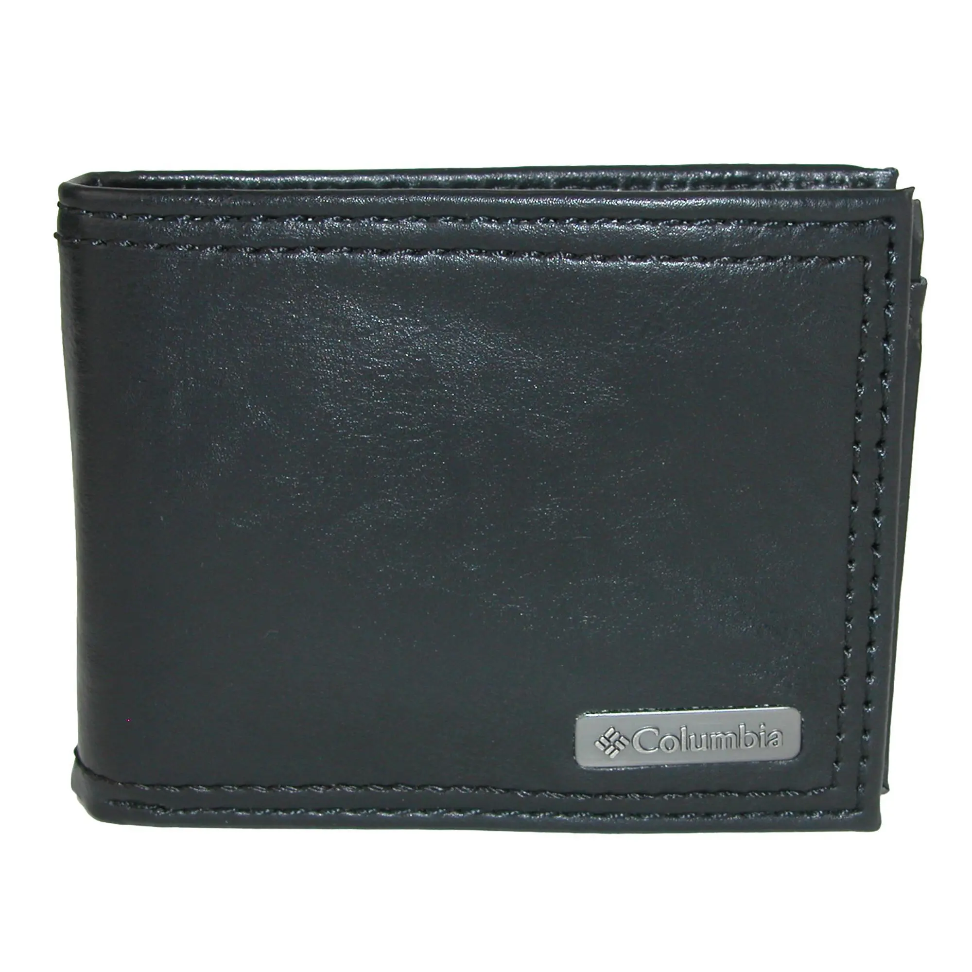 Columbia Men's Leather RFID Protected Extra Capacity Slim Bifold Wallet, Bifold Wallets, Anti Theft Wallet, Mens Wallet