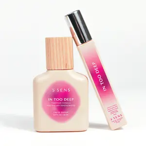 5 SENS In Too Deep Eau de Parfum Set 30mL + 10mL | Tahitian Vanilla Sandalwood Bergamot | Self-Love Fragrance | Clean Vegan